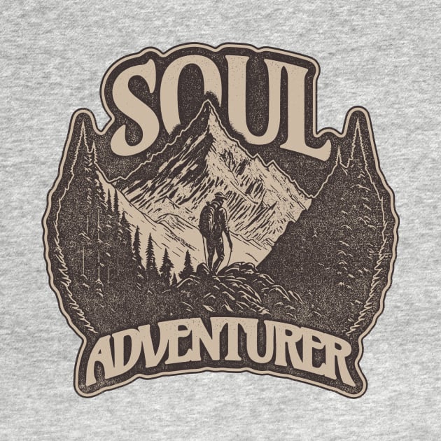 Vintage Retro Soul Adventurer by metamorfatic